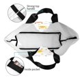 thumbnail image 4 of Fotbe Colorful Crabs Bolsa Tote Estética de Lona con Estampado para Mujer - Bolsa Reutilizable de Hombro Casual para Vacaciones, Compras, Trabajo y Gimnasio, 4 of 8