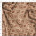 thumbnail image 4 of Soimoi Cotton Poplin Brown Fabric By the Yard - 42 Inch Wide -Florals Print Fabric - Elegant and Timeless Patterns for Fashion and Home Decor Printed Fabric, 4 of 6