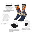 thumbnail image 3 of Honeii American Bald Eagle A Print Children's Colorful Socks,Unisex Kids and Toddlers' Cushioned Sock,Kids Athletic Crew Socks,for Everyday Wear and Sports, 3 of 5