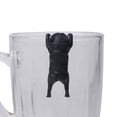 thumbnail image 6 of Fairnull Realistic Mini Pug Dog Figurine Hanging on Cup Rim DIY Fairy Garden Accessory, 6 of 8