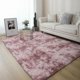 thumbnail image 3 of 160x230cm Fluffy Soft Carpet Shaggy Living Room Bedroom Floor Mat Pink, 3 of 5
