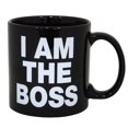 thumbnail image 1 of Island Dogs Taza Gigante I Am The Boss Negra, 1 of 1