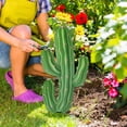 thumbnail image 4 of Nkmbld Garden Sculptures & Statues Cactus Green Plants Courtyard Garden Outdoor Decoration Plugin, Unique Birthday House Warming Gifts for Women, Mom, Grandma, 4 of 8
