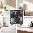 thumbnail image 7 of Shinic 9'' Tabletop Box Fan,Portable Cooling Box Fan with Strong Airflow,Quiet Window Box Fan for Home, Office, Dorm & Workshop, Black, 7 of 7