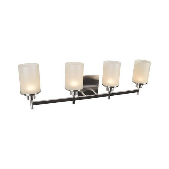 Access Lighting 4 Light LED Vanity in Brushed Steel Color