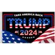thumbnail image 1 of Trump 2024 para Exteriores 90x150cm Protección UV Jardín Porche Césped, 1 of 9