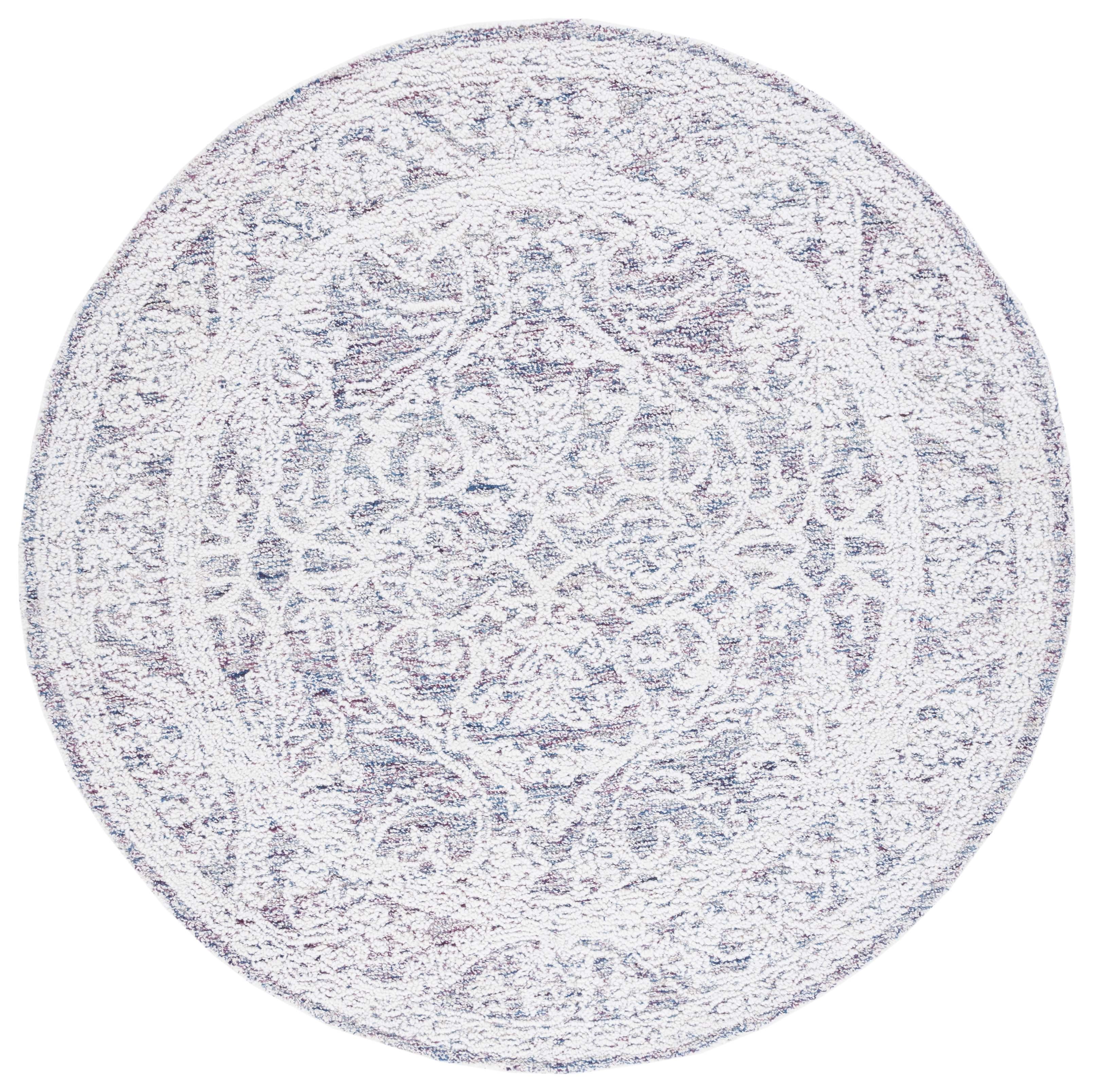 Safavieh Metro Jacques Medallion Area Rug, Ivory/Red, 6' x 6' Round