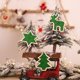 thumbnail image 5 of White Adorno navideño, colgantes de madera, estrella, campana para árbol de Navidad, adornos navideños para fiesta en casa, Navidad de Año Nuevo, 5 of 5