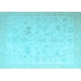 thumbnail image 1 of Ahgly Company Indoor Rectangle Oriental Light Blue Traditional Area Rugs, 8' x 10', 1 of 4