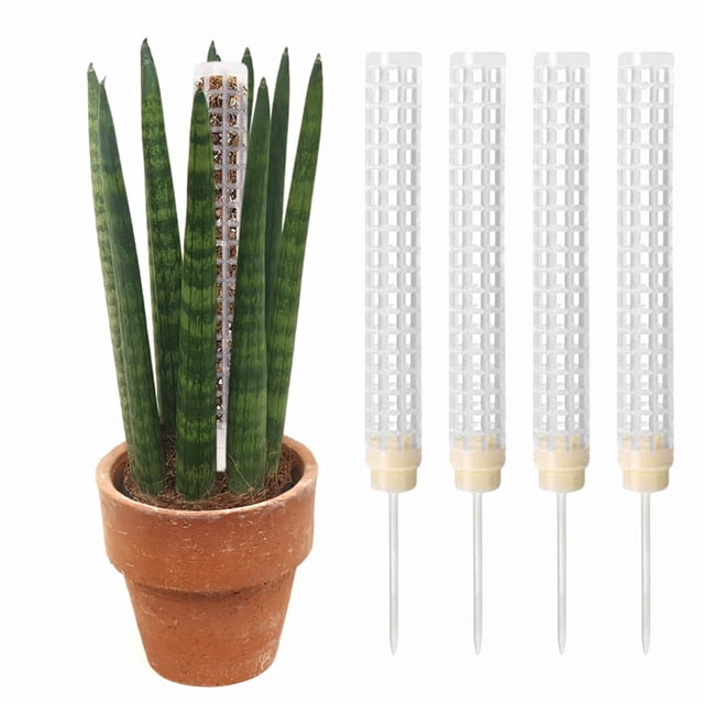 Plastic Moss Pole For Plants Monstera, Plant Poles For Climbing Plants, Plant Support For Indoor Plants Work With Sphagnum Moss