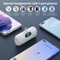 thumbnail image 3 of [Power Bank] Cargador portátil Kioson Samll de 5000 mAh para iPhone, 3 of 7