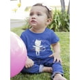 thumbnail image 2 of Funny Kitten W Hula Hoops T-Shirt Infant -Image by Shutterstock,  6 Months, 2 of 4