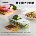 thumbnail image 3 of Farberware Professional Vegetable Chopper with Stainless Steel Blades, White, 3 of 17
