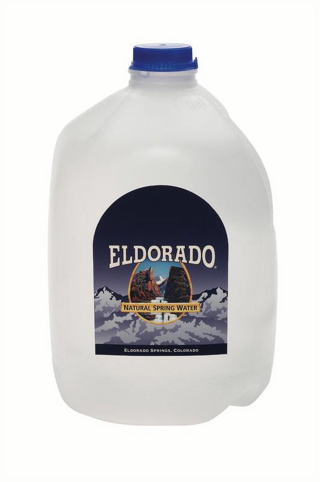 (6 pack) Eldorado Natural Spring Water, 1 Gallon