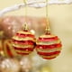 thumbnail image 2 of Juego de 6 bolas de Navidad de 6 cm con purpurina blanca y roja para colgar en el árbol de Navidad, adornos navideños para el hogar, 2 of 5