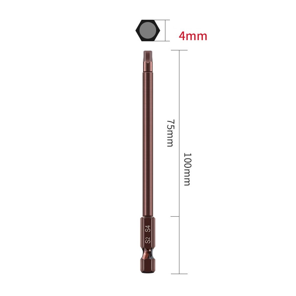 Screwdriver Bits Total Length Alloy Steel Hex Shank Crafted From High Quality Alloy Steel Magnetic Tips For Secure Hold