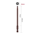 thumbnail image 1 of 100mm H1.5-H6 Alloy Steel Magnetic Hex Head Screwdriver Bits Screw Driver Tools, 1 of 5