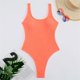 thumbnail image 3 of WILLBEST Trajes de Baño de Natación Para Mujer Trajes de Baño de Cintura Alta Para Mujer Traje de Baño Cruzado Con Lazo En La Espalda Traje de Baño Monokini Traje de Baño de 1 Pieza, 3 of 5