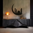 thumbnail image 2 of LaModaHome Exclusive Mosque Silhouette Metal Wall Art On The Moon – Durable & Artistic Metal Wall Art for Home and Office Decor, Perfect for Any Interior Design Aesthetic, 2 of 5