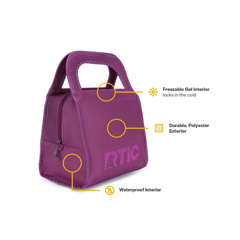 RTIC Insulated Lunch Bag, Soft-Sided Freezable & Collapsible
