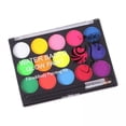 thumbnail image 1 of Kit De Pintura De Maquillaje Para Rostro Y Cuerpo, 2 Unidades, Con Pincel, Para Artistas De Vacaciones, Niños Y Adultos, 1 of 8