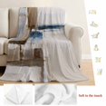 thumbnail image 5 of Beige Brown Blue Blanket Soft Cozy Warm Throw Blanket for Couch, Plush Fuzzy Flannel Fleece Blankets for Sofa, Vintage Abstract Mottled Texture Bed Blankets Lightweight Gifts for Women, 50"x60", 5 of 9