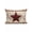Brown Grey, variant on Outdoor Pillows Waterproof, Texas Star Vintage Bedding Throw Pillows with Insert for Couch Sofa Bed, Brown Checkered Berry Farmhouse 16x16 Inch Pillowcases Decorative Camping Patio Pillow Set of 1