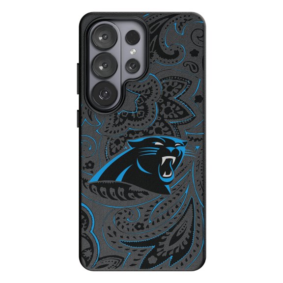 Keyscaper Carolina Panthers Paisley Galaxy Magnetic Bump Case