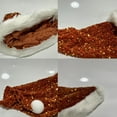thumbnail image 4 of Glowing Santa Hat-Santa Hat-Adult Christmas Holiday Hat-Unisex Velvet Classic Santa Hat For Christmas New Year, 4 of 6