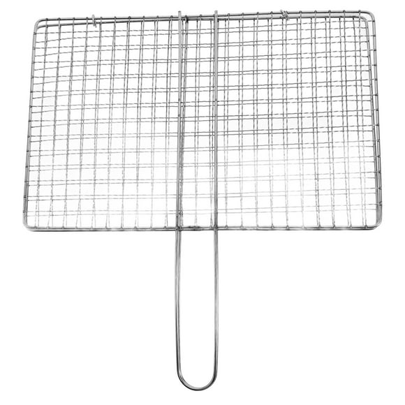 KAKOWELY Pince pour Poisson Grillé Filet de Gril BBQ pour Accessoire de Grillade de Légumes Panier de Gril Panier de Gril pour Poisson Panier de Gril Gril Extérieur Légumes Panier de Grillade Roulant pour Grillade Extérieure