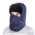 thumbnail image 1 of Gorro de Piloto de Invierno Yuarrent Ciclismo Azul, 1 of 6