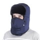 thumbnail image 1 of Sonducket Sombrero de bombardero a prueba de viento de invierno, cómodo y transpirable, tela impermeable, capa intermedia de algodón, felpa Ciclismo azul, 1 of 6
