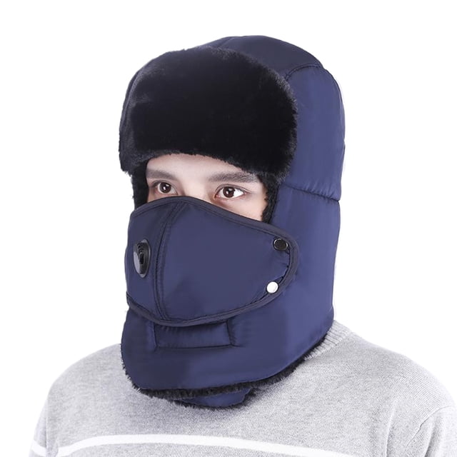 Gorro de Piloto de Invierno Yuarrent Ciclismo Azul