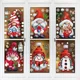 thumbnail image 2 of 103 piezas de calcomanías navideñas para ventanas, calcomanías navideñas con copos de nieve y gnomos para ventanas de vidrio, envío directo, 2 of 5