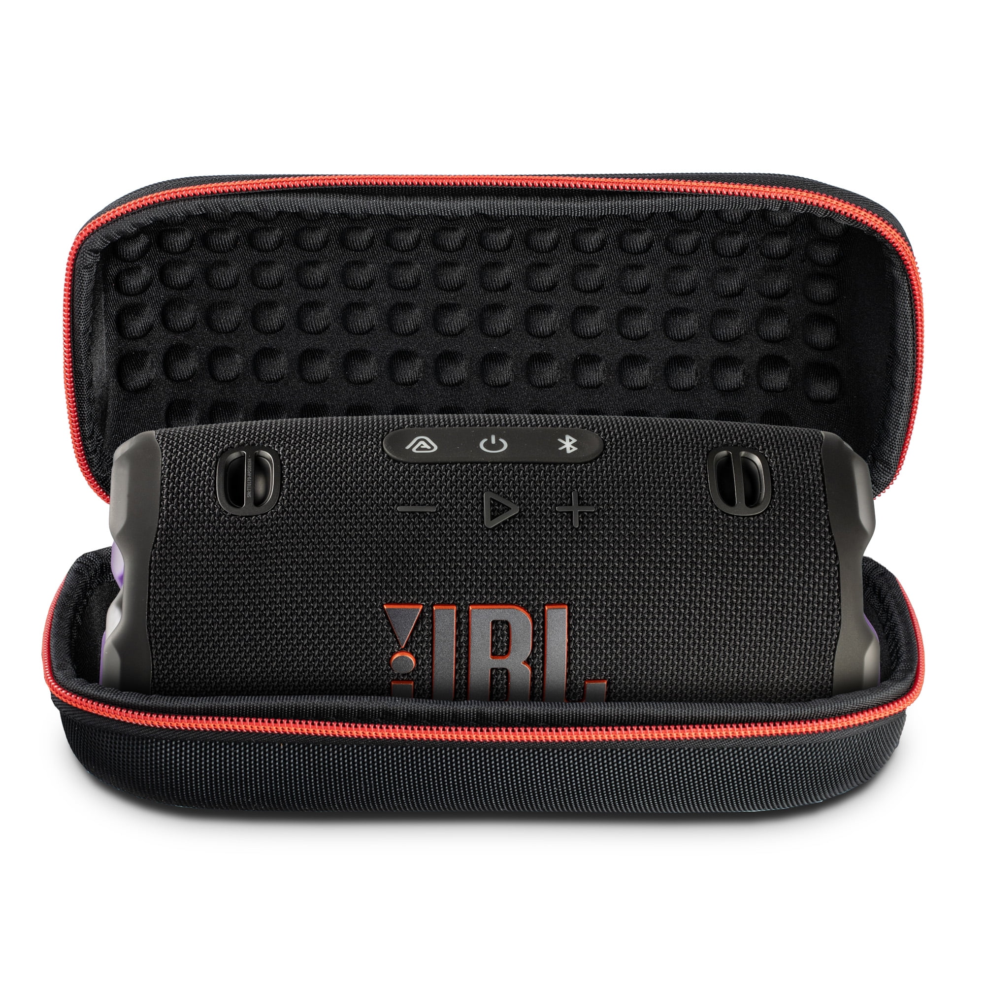 JBL Charge 6 Portable Bluetooth Speaker (Black), IP68 Waterproof/Dustproof, Built-In Power Bank, Long Battery Life Bundle with Travel Case (International Model)