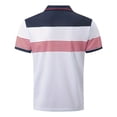 thumbnail image 7 of Mens Big & Tall Golf Shirts Plus Size S-5X Short Sleeve T-Shirts for Men Pullover Button Collared Color Block Workout Tees Tops, 7 of 7