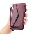 thumbnail image 5 of For Xiaomi Redmi Note 14 4G (164.84x78.15x8.16mm) Leather Case with Wrist Strap Wallet Stand Phone C, 5 of 5