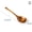C, variant on Natural Wooden Serving Spoon 23.5cm Hand-Carved Food Safe for Salad Pasta and Soup