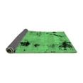 thumbnail image 2 of Ahgly Company Indoor Square Abstract Emerald Green Modern Area Rugs, 6' Square, 2 of 4