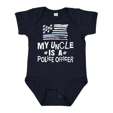

Inktastic Police Officer Uncle Law Enforcement Gift Baby Boy or Baby Girl Bodysuit