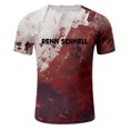 thumbnail image 2 of T-shirt à Manches Courtes Col Rond Imprimé Thème Halloween Festival Carnaval pour Hommes, 2 of 4