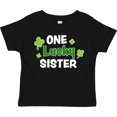 thumbnail image 3 of Inktastic One Lucky Sister with Shamrocks Girls Toddler T-Shirt, 3 of 5