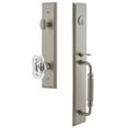 thumbnail image 3 of Grandeur Carr  F Grip Dummy Handleset with Baguette Crystal Interior Knob, 3 of 5