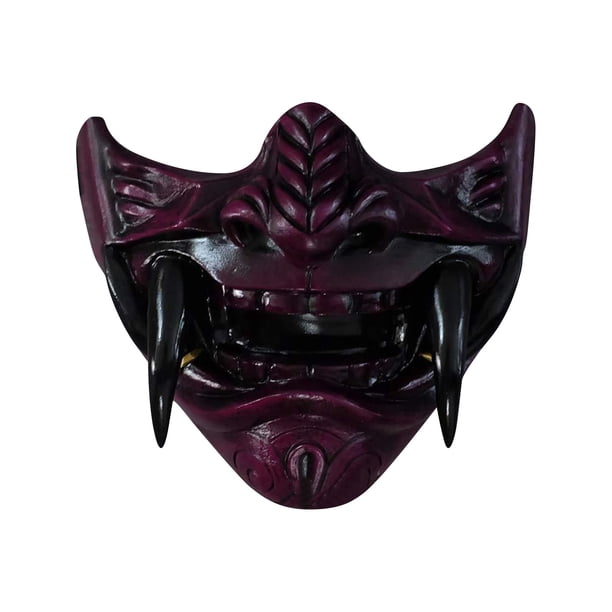 Maojin Toy Story Juguetes Máscara japonesa Hannya De-mon Oni Sam-urai NOH Kabuki Prajna Devil Half Face Mask Cosplay