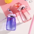 thumbnail image 4 of 400ml Kids Bottle Large Capacity Transparent Body with Lanyard Food Grade Cute Shape Leak-proof BPA Free Children Rabbit Ear Lid Sport Water Cup for Home, 4 of 8