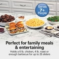 thumbnail image 4 of Set & Forget Programmable Slow Cooker with Defrost Function, Flexible Programming, Adjustable Countdown Timer, Large Dishwasher  Stoneware Crock and Glass Lid,, 4 of 5
