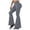 Grey, variant on Yoga Leggings High Waisted Flare Leggings for Yoga Wide Leg Stretch Pants Comfortable Workout Wear S Grey