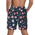 thumbnail image 4 of Goofa Cherry Blossoms Printed Men's Swim Trunks Board Shorts Quick Dry Mens Swimming Trunks with Compression Liner,Breathable Fit Hawaii Beach Shorts-Medium, 4 of 9