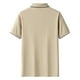 thumbnail image 3 of pstuiky camisetas de hombre, Camisa informal de manga corta con cuello vuelto, cómoda y lisa, para hombre ropa de hombre m, 3 of 3