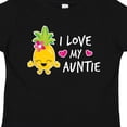 thumbnail image 4 of Inktastic I Love My Auntie with Pineapple Girls Toddler T-Shirt, 4 of 5